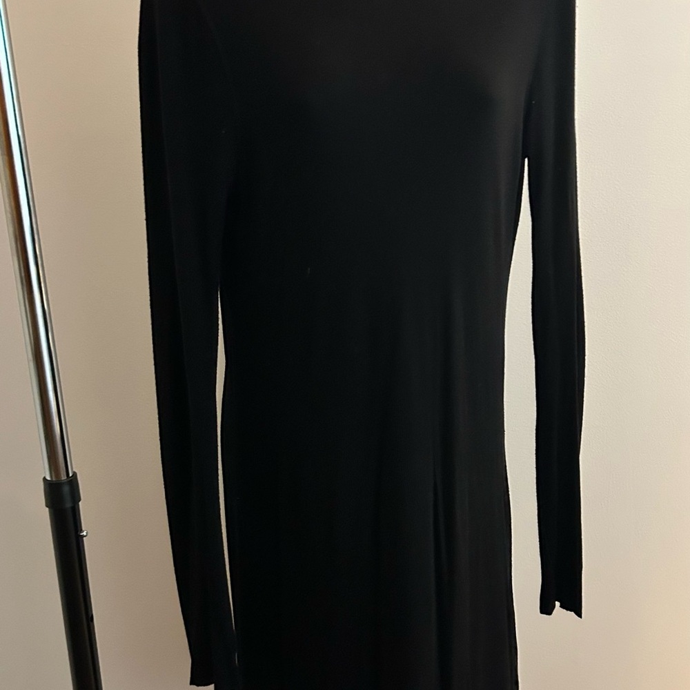 Vintage BCBGMaxAzria Classic Black Long Sleeve Dress